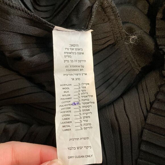 Bianco & Nero Womens Multicolor Embroidered Leaves Top Size 46/XL Artisanal Boho - Picture 11 of 14